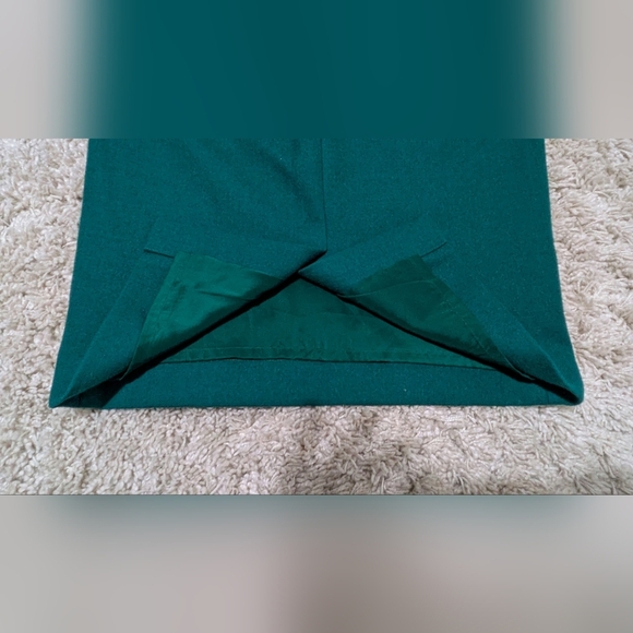 J.CREW pencil skirt no. 2, teal / green,size 6, 100% wool - Picture 4 of 9